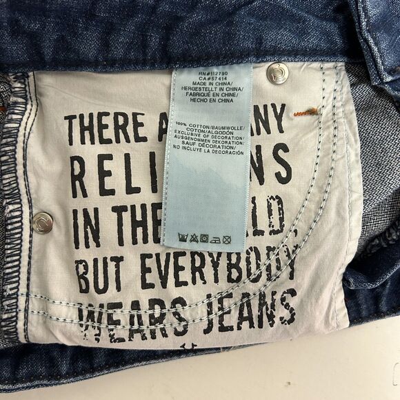 True Religion Emma Mid Rise Bermuda Shorts Size 27 NEW - Picture 12 of 12